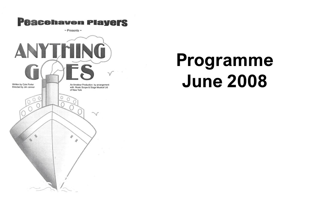 Programme:Anything Goes 2008